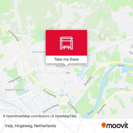 Velp, Hogeweg Karte