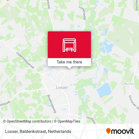 Losser, Balderikstraat map