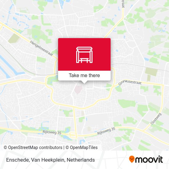 Enschede, Van Heekplein map