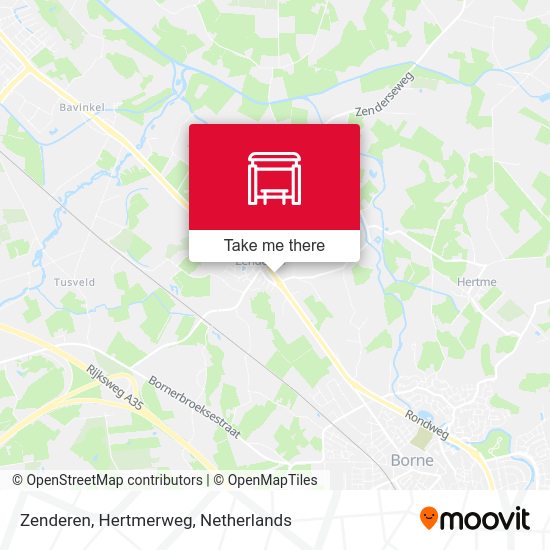 Zenderen, Hertmerweg map