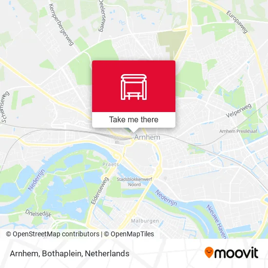 Arnhem, Bothaplein map