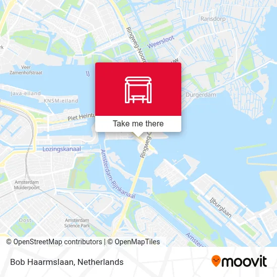 Bob Haarmslaan map