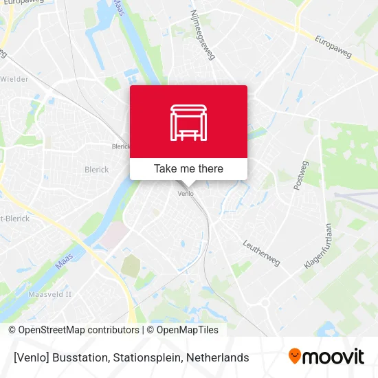 [Venlo] Busstation, Stationsplein map