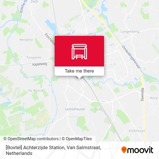 [Boxtel] Achterzijde Station, Van Salmstraat map