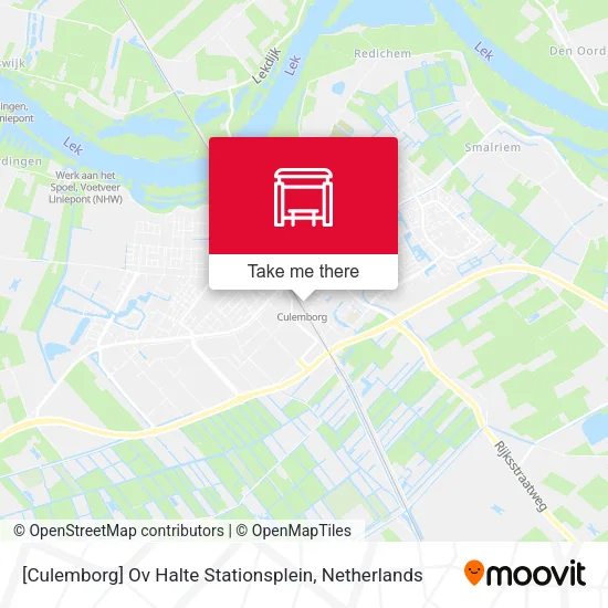 [Culemborg] Ov Halte Stationsplein map