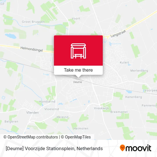[Deurne] Voorzijde Stationsplein map