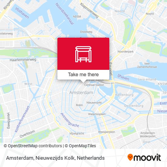 Amsterdam, Nieuwezijds Kolk map