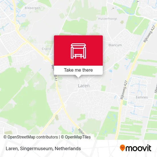 Laren, Singermuseum map