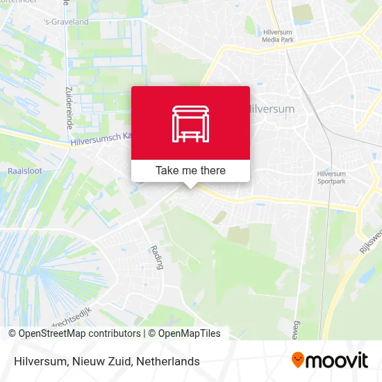 Hilversum, Nieuw Zuid map