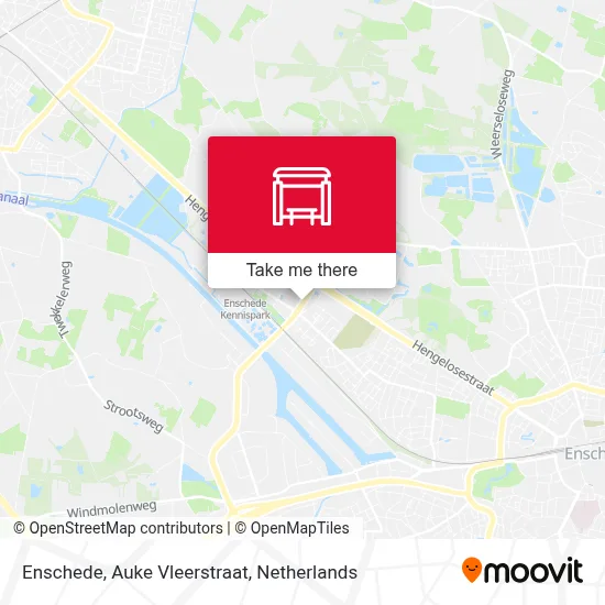 Enschede, Auke Vleerstraat map