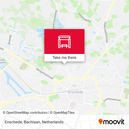 Enschede, Bachlaan map