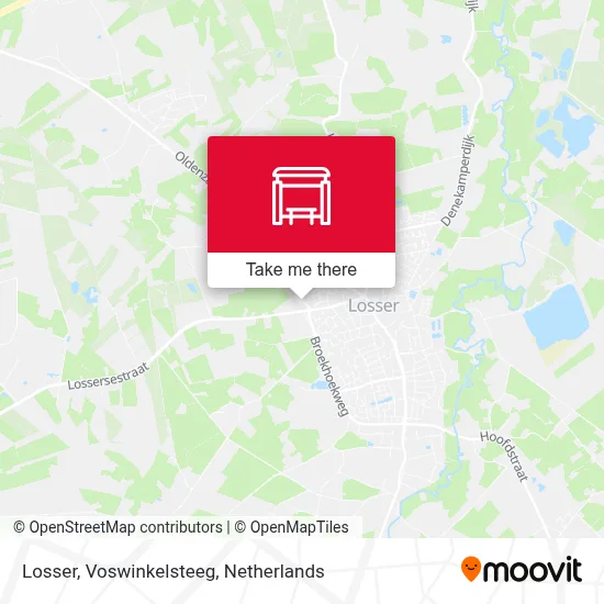 Losser, Voswinkelsteeg Karte