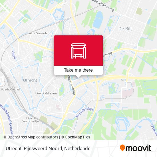 Utrecht, Rijnsweerd Noord map