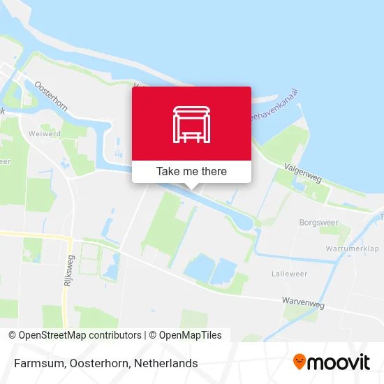 Farmsum, Oosterhorn map