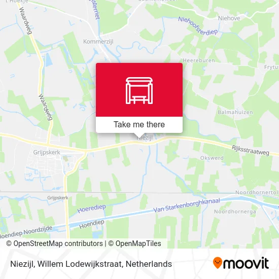 Niezijl, Willem Lodewijkstraat map