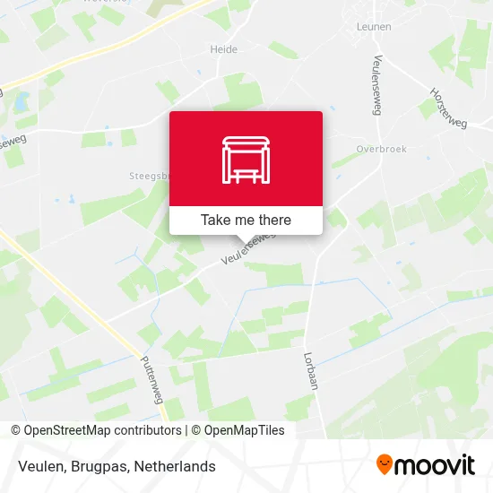Veulen, Brugpas Karte