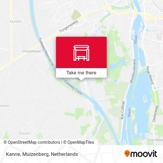 Kanne, Muizenberg Karte