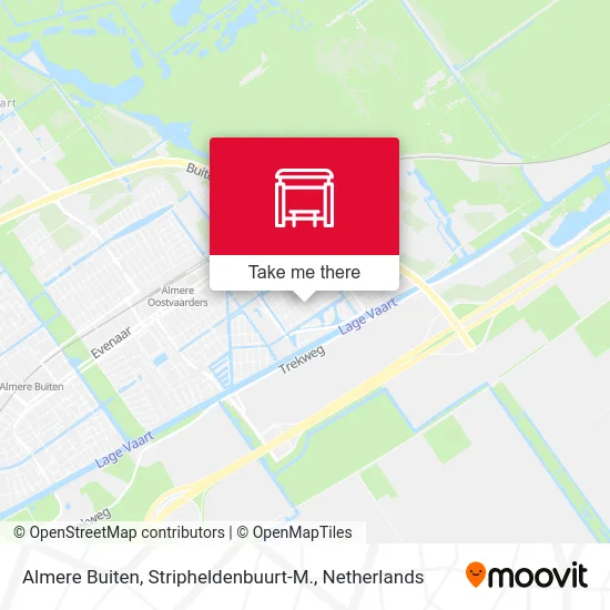 Almere Buiten, Stripheldenbuurt-M. map