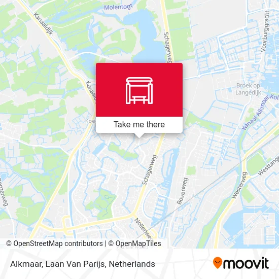 Alkmaar, Laan Van Parijs map