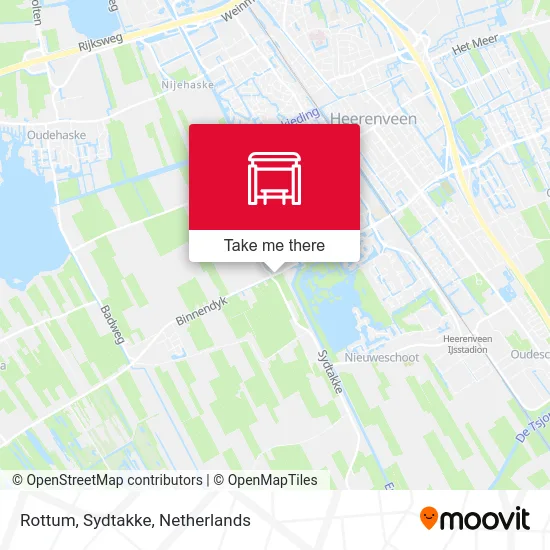 Rottum, Sydtakke map