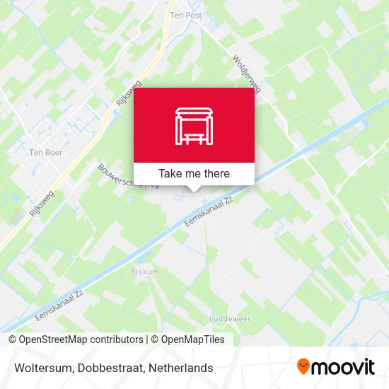 Woltersum, Dobbestraat map