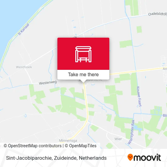 Sint-Jacobiparochie, Zuideinde map