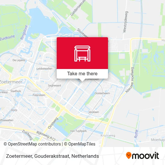Zoetermeer, Gouderakstraat map