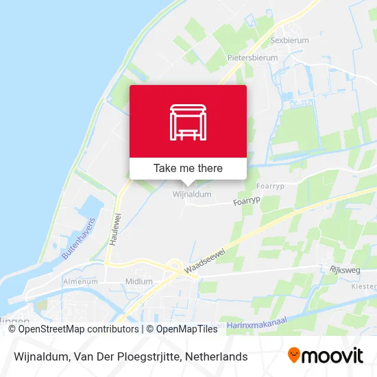 Wijnaldum, Van Der Ploegstrjitte map