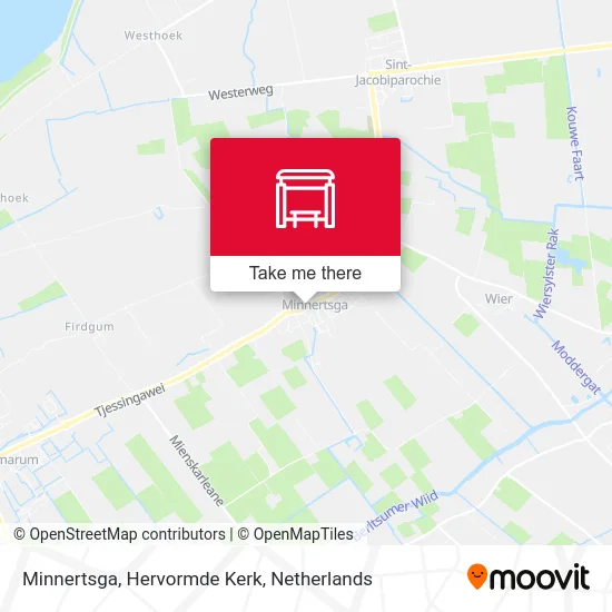 Minnertsga, Hervormde Kerk map