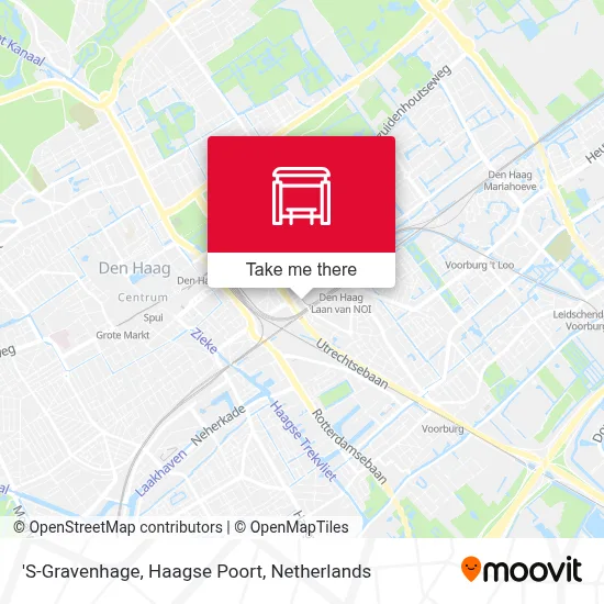 'S-Gravenhage, Haagse Poort map