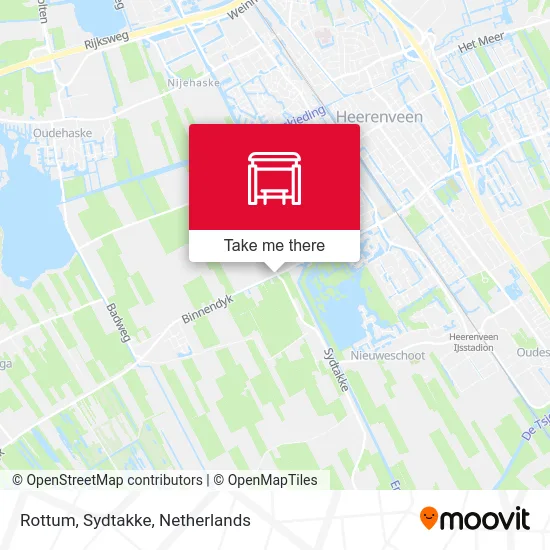 Rottum, Sydtakke map