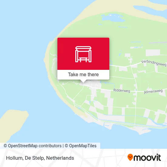 Hollum, De Stelp map