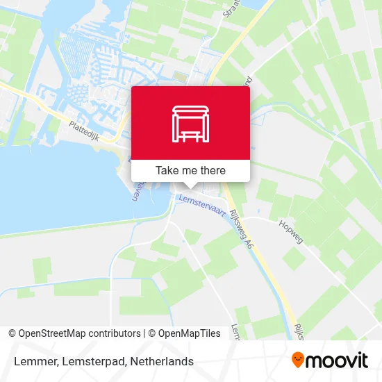 Lemmer, Lemsterpad map