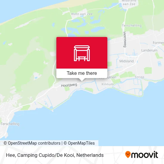 Hee, Camping Cupido/De Kooi map