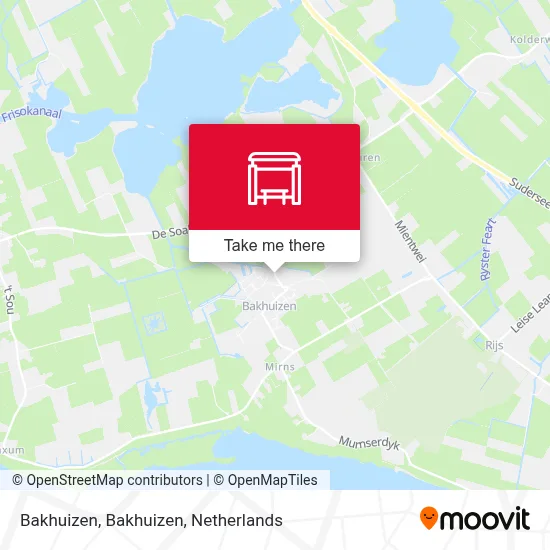 Bakhuizen, Bakhuizen map