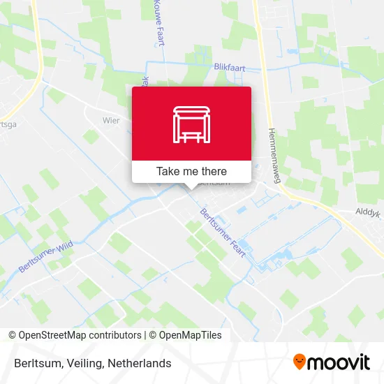 Berltsum, Veiling map