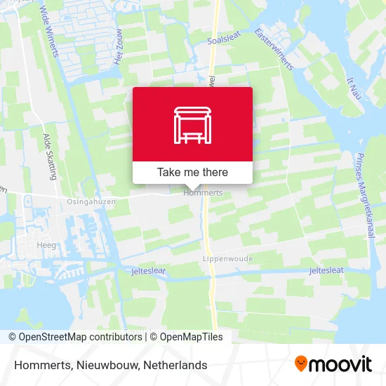 Hommerts, Nieuwbouw map