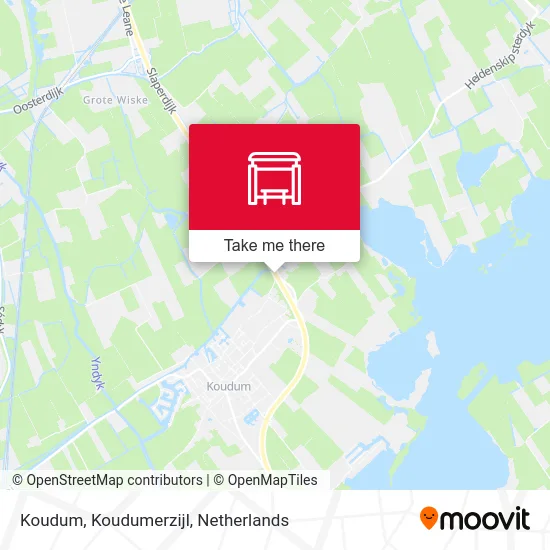 Koudum, Koudumerzijl map