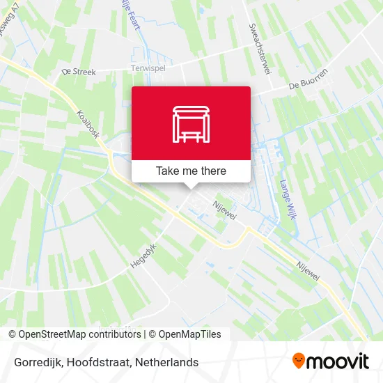 Gorredijk, Hoofdstraat map