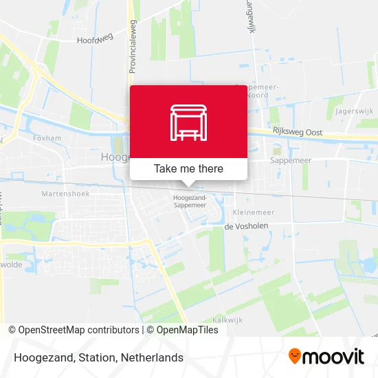 Hoogezand, Station map