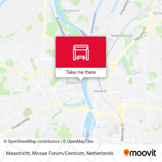 Maastricht, Mosae Forum / Centrum map