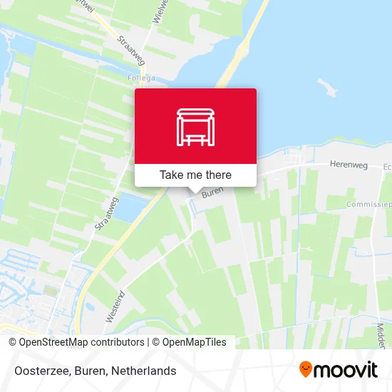 Oosterzee, Buren Karte