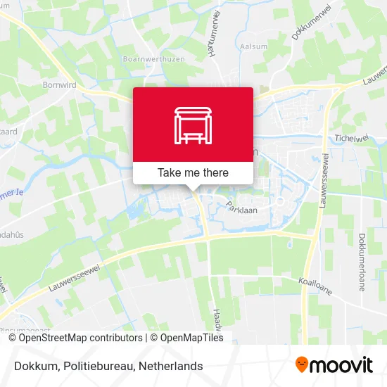 Dokkum, Politiebureau map