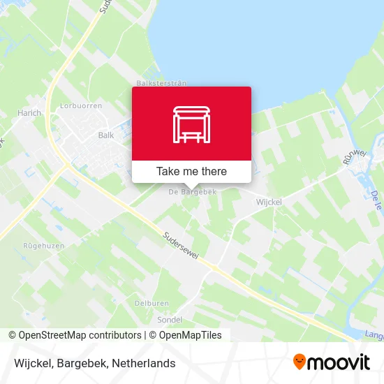Wijckel, Bargebek map