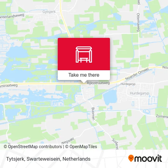 Tytsjerk, Swarteweisein Karte