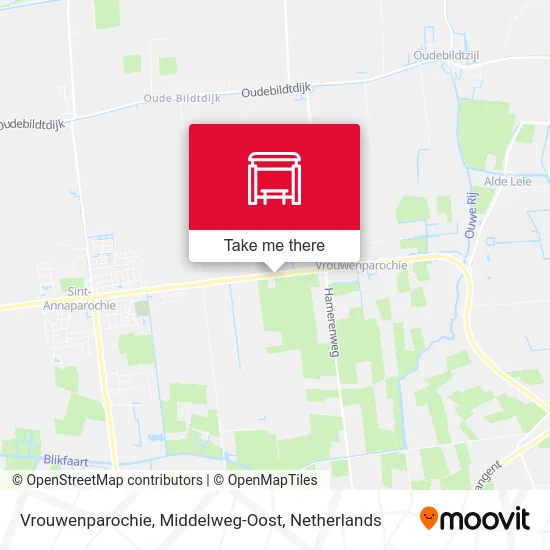 Vrouwenparochie, Middelweg-Oost map