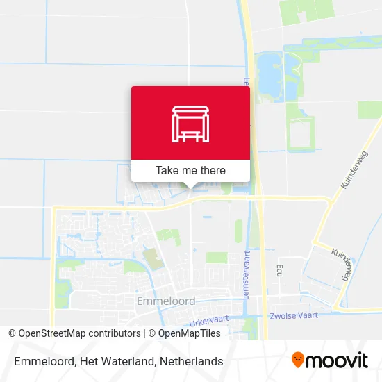 Emmeloord, Het Waterland map