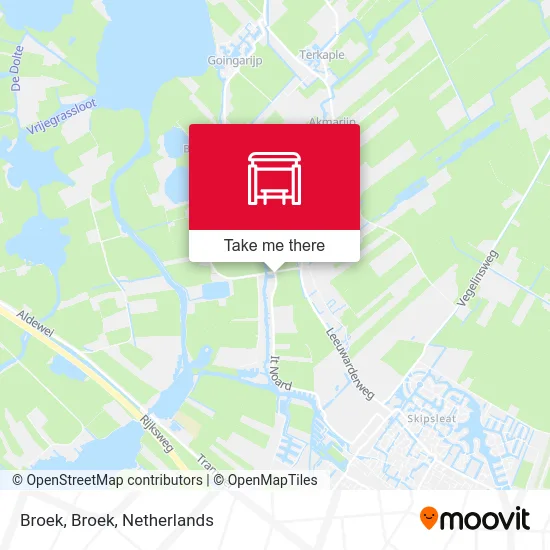 Broek, Broek map
