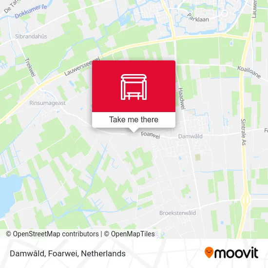Damwâld, Foarwei map