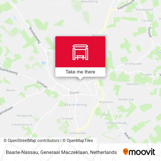 Baarle-Nassau, Generaal Maczeklaan map